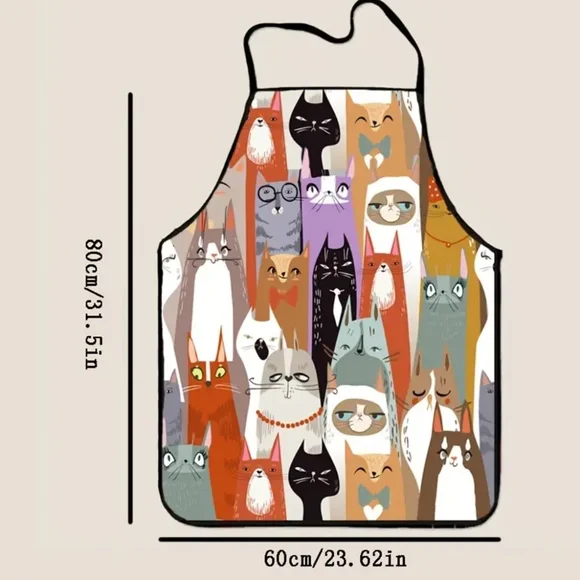 Reserved Absolutely adorable kitty apron - Picture 3 of 3